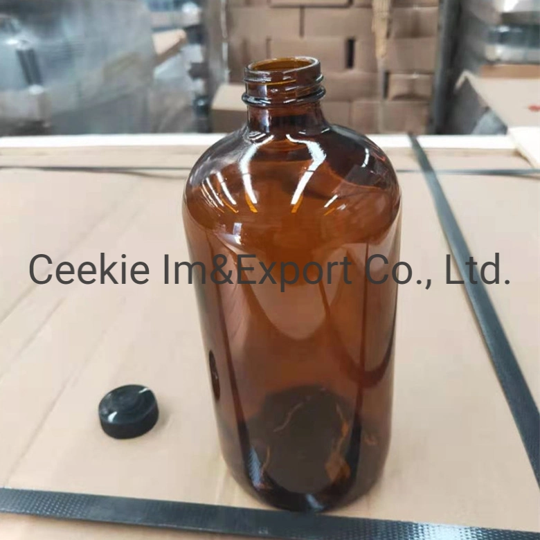 China Wholesale 250ml 500ml 1000ml Amber Boston Glass Bottle Brown Pesticide Medicine Chemical Reagent Glass Bottle