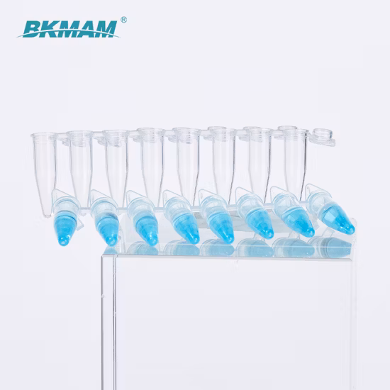 Tubi per PCR in plastica da laboratorio certificati ISO Tubo PCR sterile a parete sottile da 8 strisce